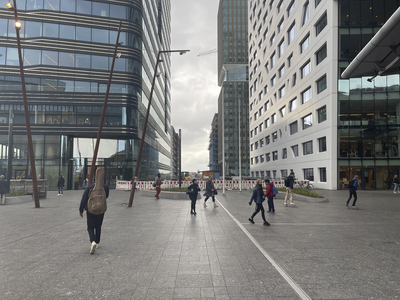 903638 Gezicht op het Stadsplateau te Utrecht.